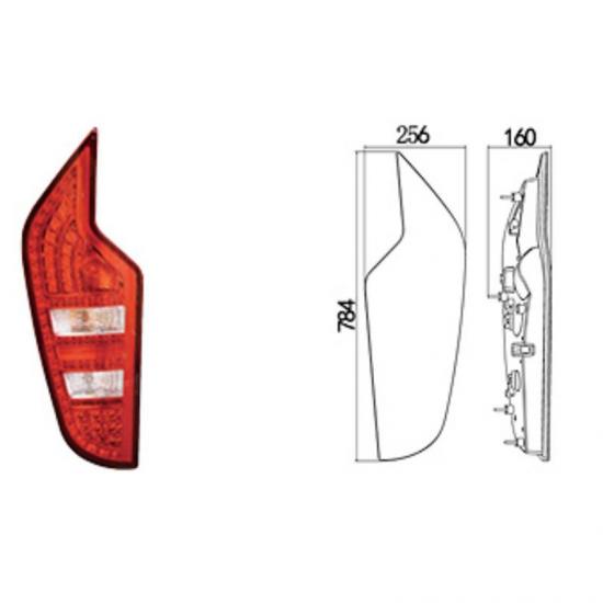 Yutong bus tail lamp