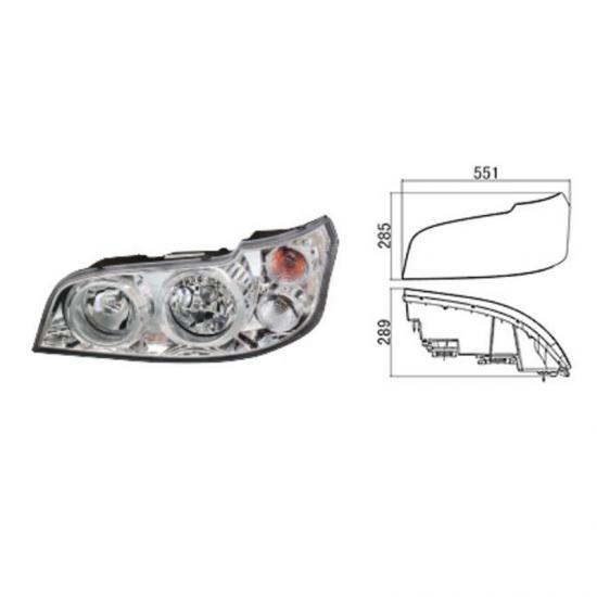 Yutong bus headlight 4121-00160