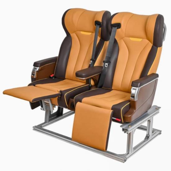 Comfortable double VIP leather super quality seat