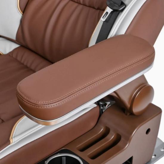 Ergonomically designed adjustable bus VIP seat