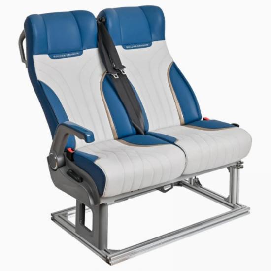 Ergonomic commercial-style coach bus seat