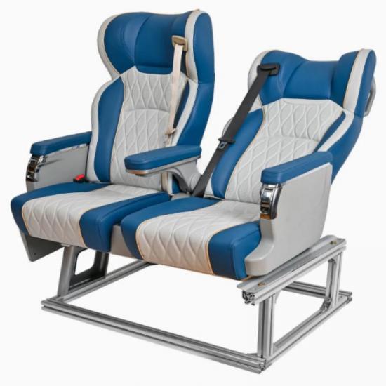 Multi-functional ergonomic adjustable luxury coach seat