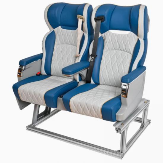 Multi-functional ergonomic adjustable luxury coach seat