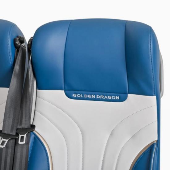Ergonomic commercial-style coach bus seat