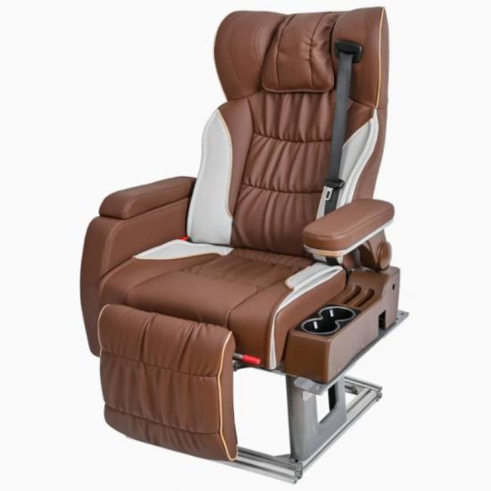 Ergonomically designed adjustable bus VIP seat