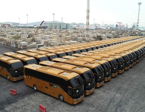 213 Units King Long Luxury Coaches Shipped to Saudi Arabia for Operation 